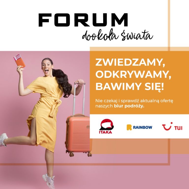 Biura podróży w Forum znowu otwarte! Można planować urlop