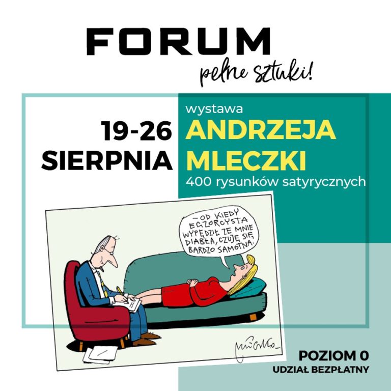 400 rysunków Andrzeja Mleczki zobaczycie w Forum. Świetna wystawa na wesoło