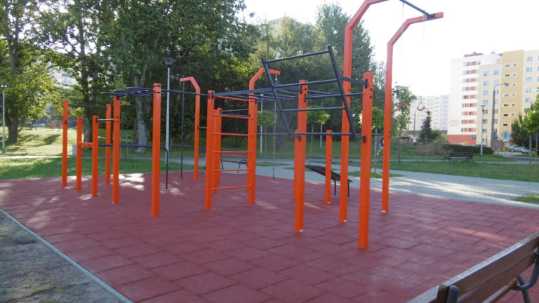 Nowy street workout park w Gliwicach