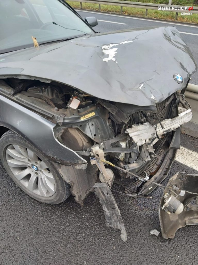Wypadek na DK88. Kierowcy BMW zatrzymano prawo jazdy