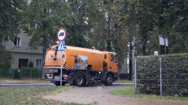 Wielkie zamiatanie ulic w Gliwicach