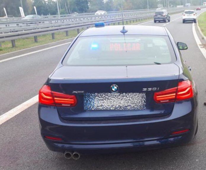 bmw policja radiowoz gliwice