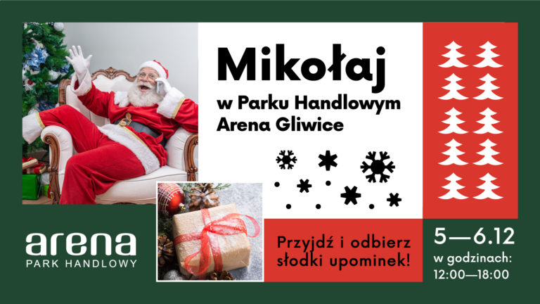 Świąteczny telefon do Mikołaja w Parku Handlowym Arena Gliwice!