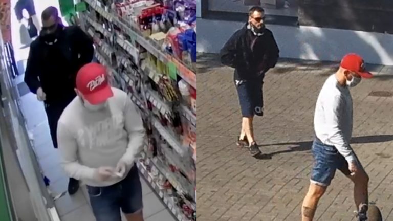 Policja poszukuje tych mężczyzn. Nagrała ich kamera