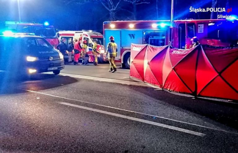 Tragiczny wypadek na DK88 w Gliwicach. Nie żyje 17-latek