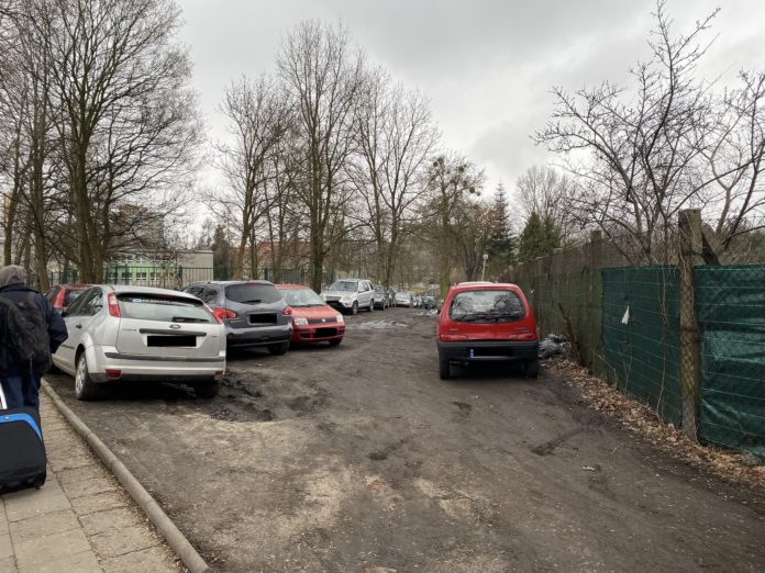 parking dzialki gliwice