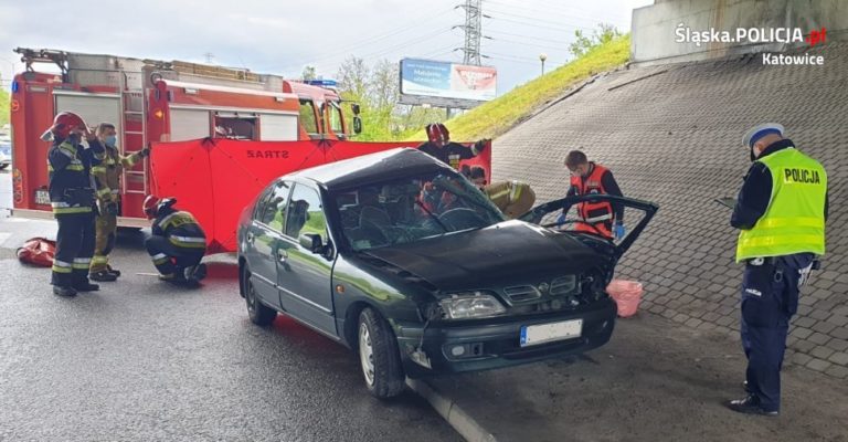 Wypadek na DTŚ. Nie żyje kobieta