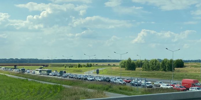 autostrada a4 korek bramki