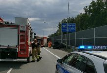 Śmiertelny wypadek na A1. Kierowca uderzył w bariery 235965215 200439262119980 5970740155316771138 n