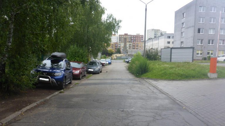Remont ulicy w pobliżu filii UM Gliwice