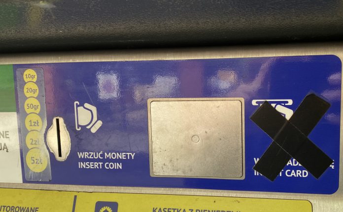 parkomat gotowka