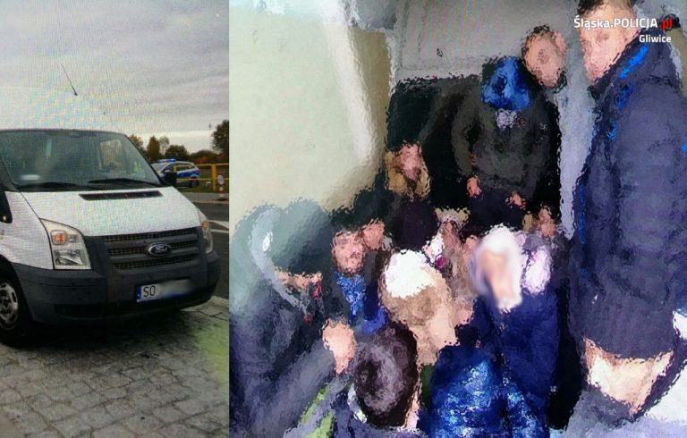 Gliwiccy policjanci strzegą granicy z Białorusią. Zatrzymali 22 imigrantów
