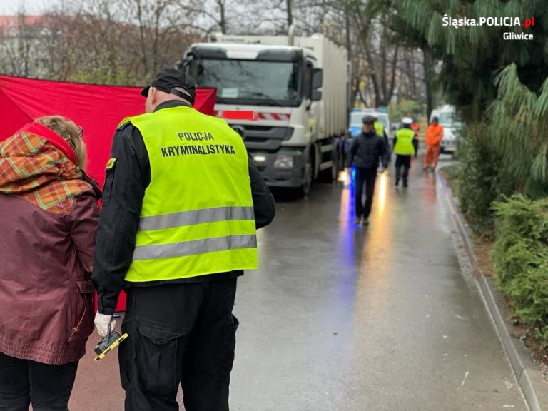 Policja poszukuje świadków tragicznego wypadku na al. Przyjaźni w Gliwicach