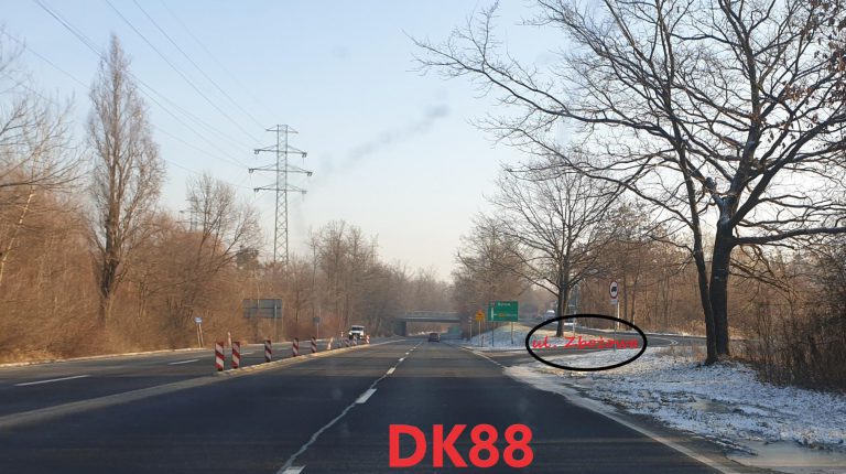 Zjazd z DK88 będzie zamknięty