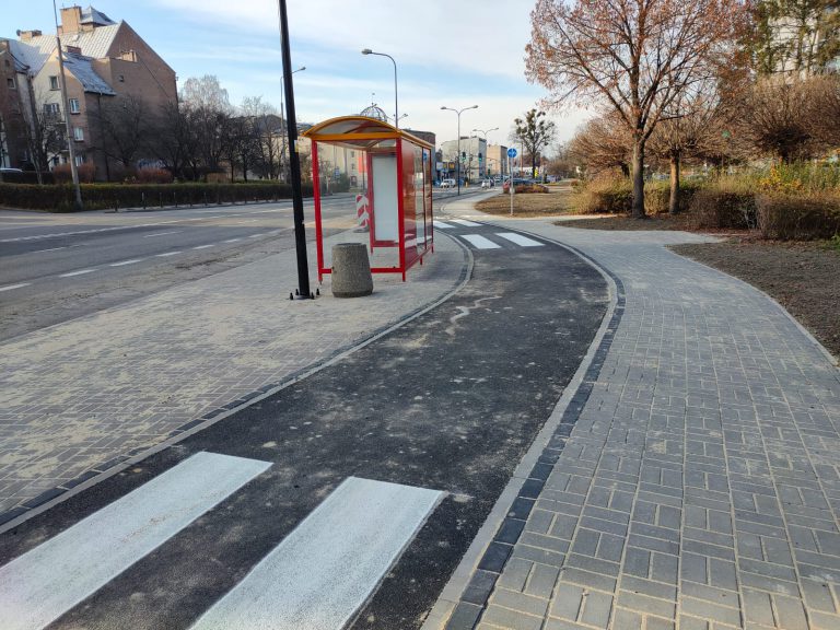Powstał fragment ścieżki rowerowej w Gliwicach