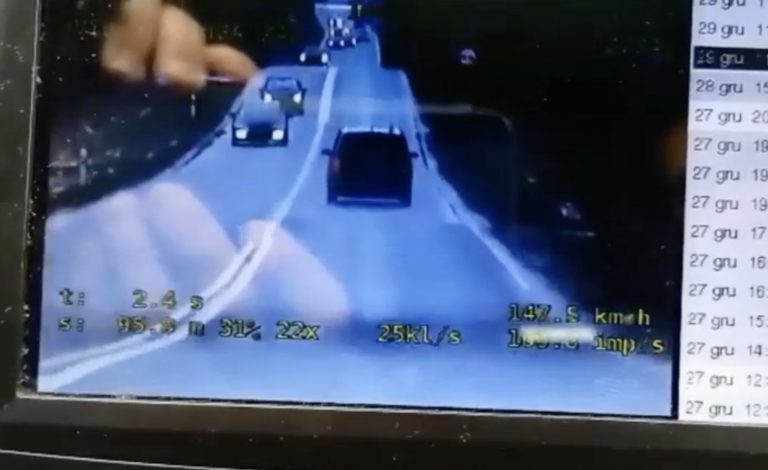 146 km/h ulicą Rybnicką. Wyczyny kierowcy zostały nagrane (wideo)