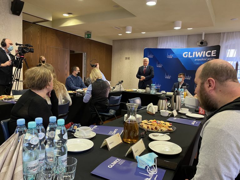 Prezydent Neumann spotkał się z dziennikarzami. O czym rozmawiano?