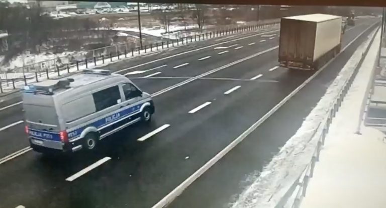 Pościg w Gliwicach. Pijany kierowca zatrzymany (wideo)