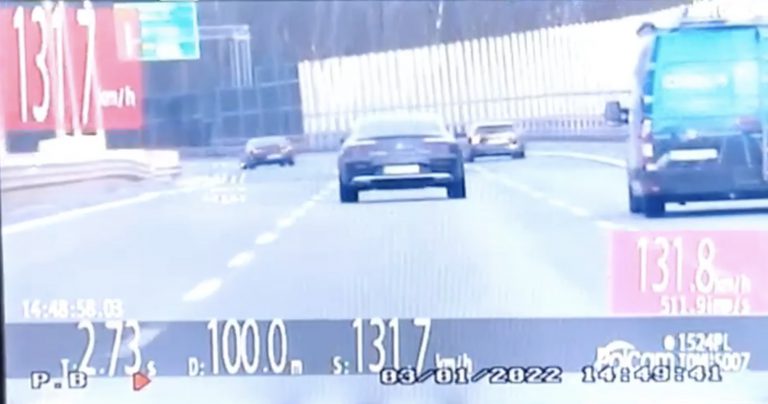 W Gliwicach wystawiono już mandaty 1000 i 2500 zł za prędkość (wideo)