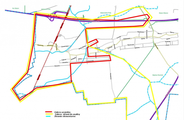 Zbiornik retencyjny Gliwice Bojków Rybnicka