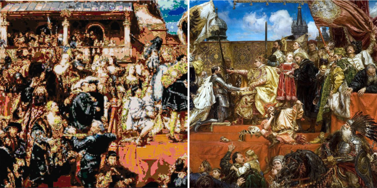 Banksy, Dali i Matejko spotkają się w Forum! Wystawa obrazów z klocków