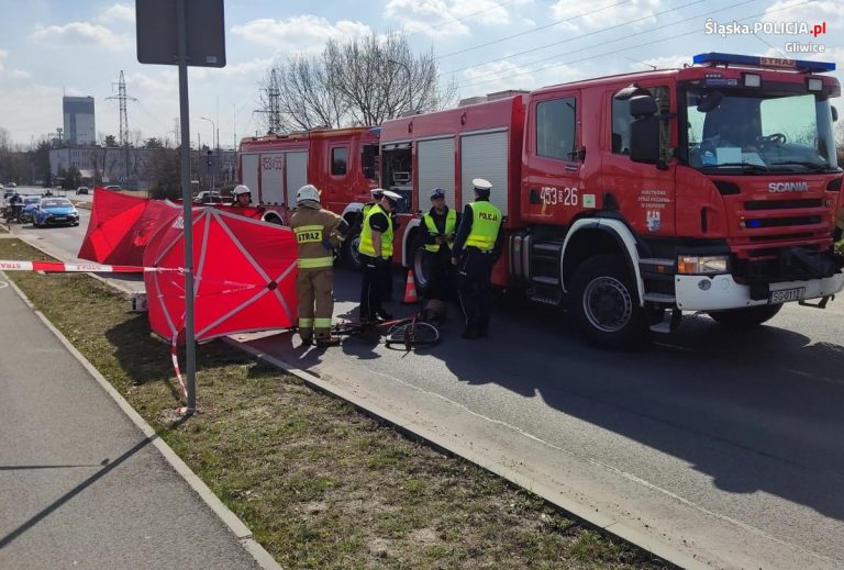 Śmiertelny wypadek. Zginął rowerzysta