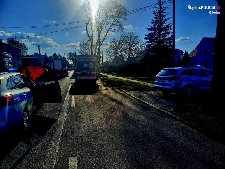 Tragiczny wypadek w Gliwicach. Nie żyje mężczyzna