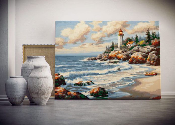 latarnia morska na skalach