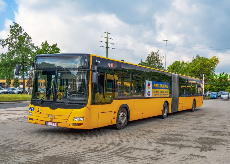 Autobus z Gliwic pojechał na Ukrainę. Będzie wykorzystywany do ewakuacji