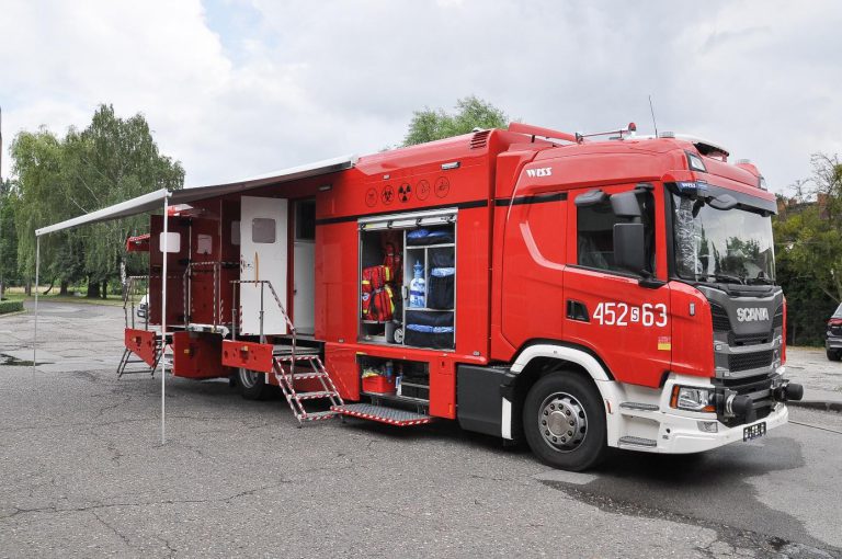 Strażacy świętują. Przejazd wozów po Gliwicach