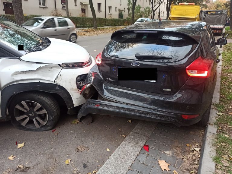 Zderzenie samochodów w Gliwicach. Kierowca był pijany