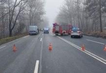 Karambol na DK88. Dwie osoby zabrane do szpitala n