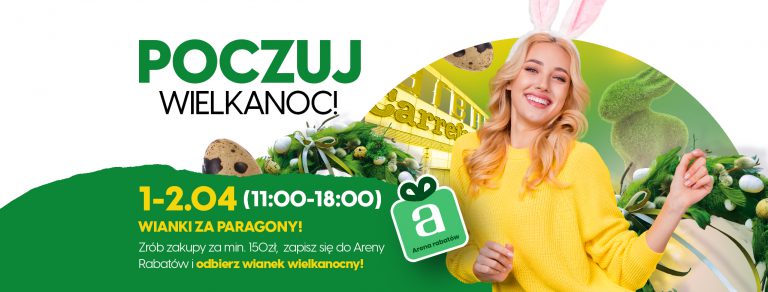 Rozdajemy wielkanocne wianki w przedwielkanocny weekend w Parku Handlowym Arena