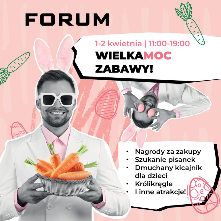Świąteczne animacje w Forum. Będzie szukanie pisanek