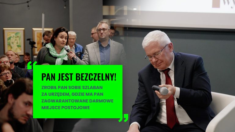 Gliwiczanka do prezydenta Neumanna: „To jest bezczelność!”