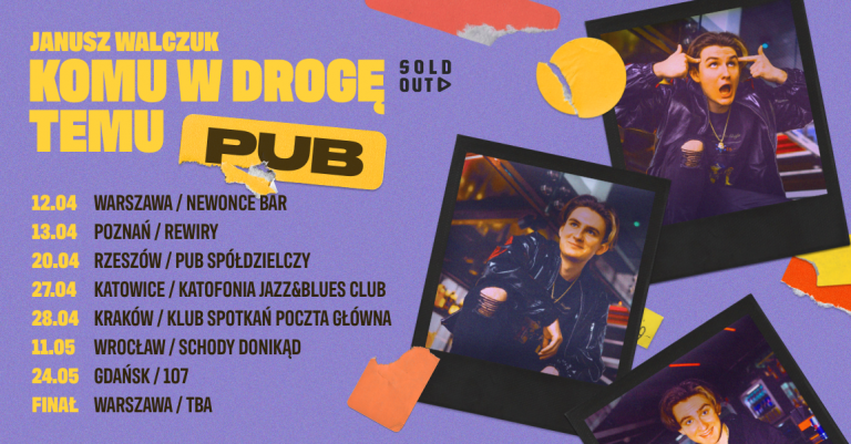 Janusz Walczuk rusza w trasę koncertową „Komu w drogę, temu pub”