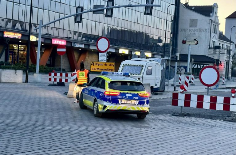 Utrudnienia drogowe w centrum Gliwic na dłużej