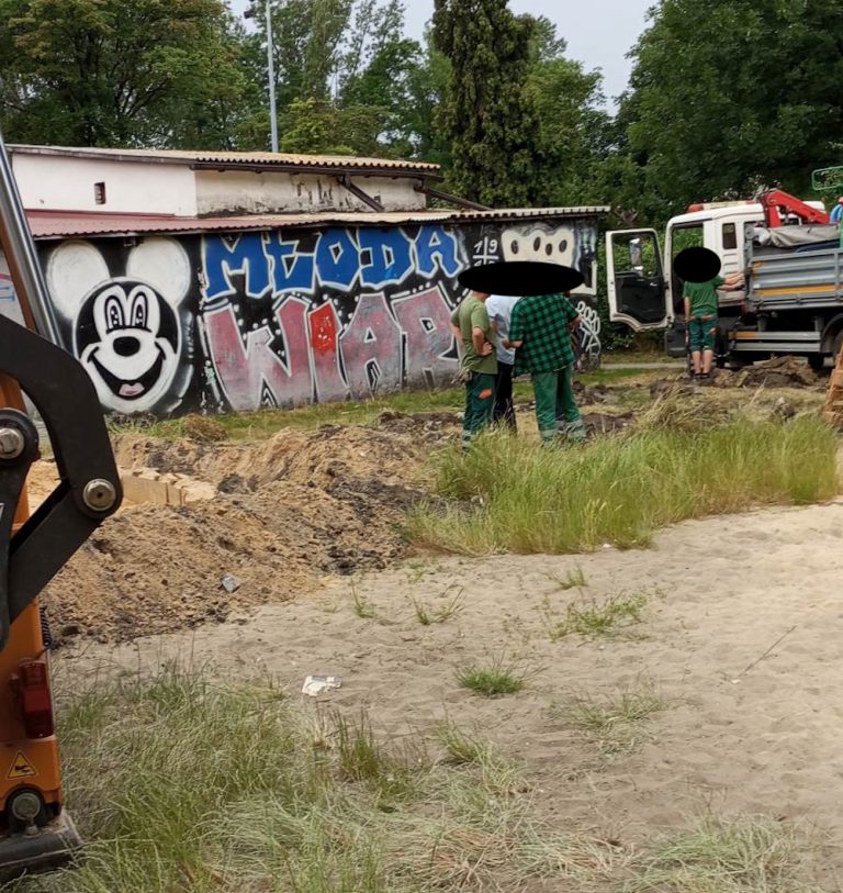 Pożar budynku w Gliwicach. MZUK zlikwidował plac zabaw