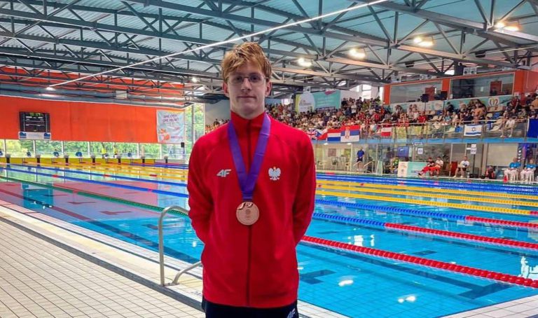 Zawodnik gliwickiego klubu reprezentował Polskę i wywalczył medal