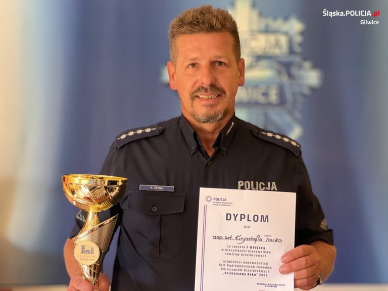 Konkurs dla najlepszych dzielnicowych. Wyróżniony policjant z Łabęd