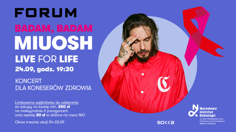 Miuosh zagra w Gliwicach. Koncert w Forum