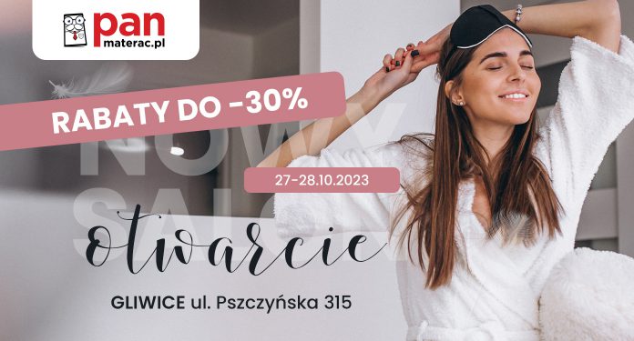 infogliwice otwarcie panmaterac x