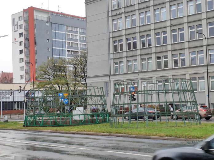 choinka dworcowa Gliwice