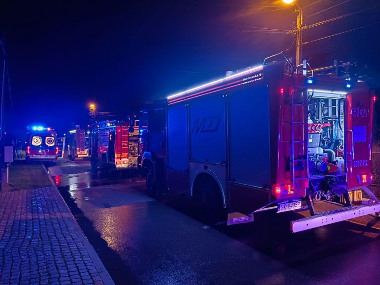 Pożar w Gliwicach. Nie żyje jedna osoba