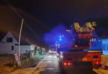 Pożar domu w Gliwicach. Straż dotarła do źródła ognia IMG