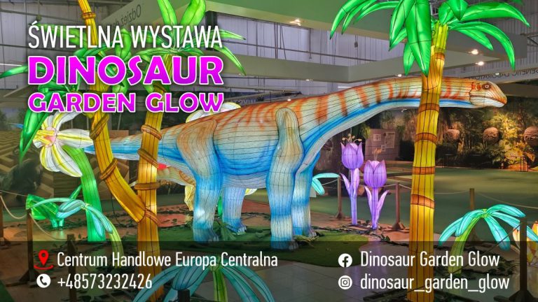 Spektakularna wystawa. Zobacz Dinosaur Garden Glow w Gliwicach