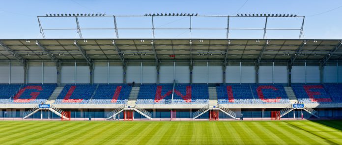 Gliwice,,Poland, ,May,:piast,Gliwice,City,Stadium.,Winner,Of
