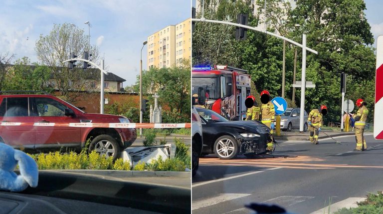Zderzenie na skrzyżowaniu w Gliwicach. Nie działa sygnalizacja