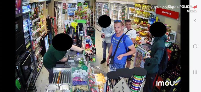 Rozbój w Gliwicach. Policja szuka tych mężczyzn