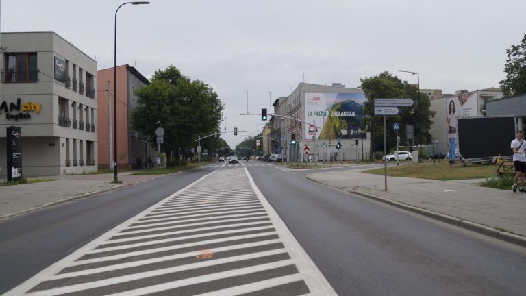 W tym miejscu ul. Pszczyńska będzie przejezdna w obu kierunkach